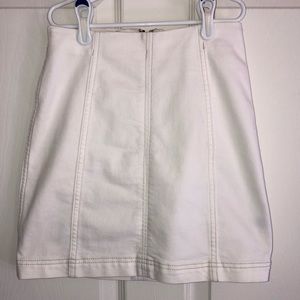 Free People Modern Femme Denim Mini Skirt